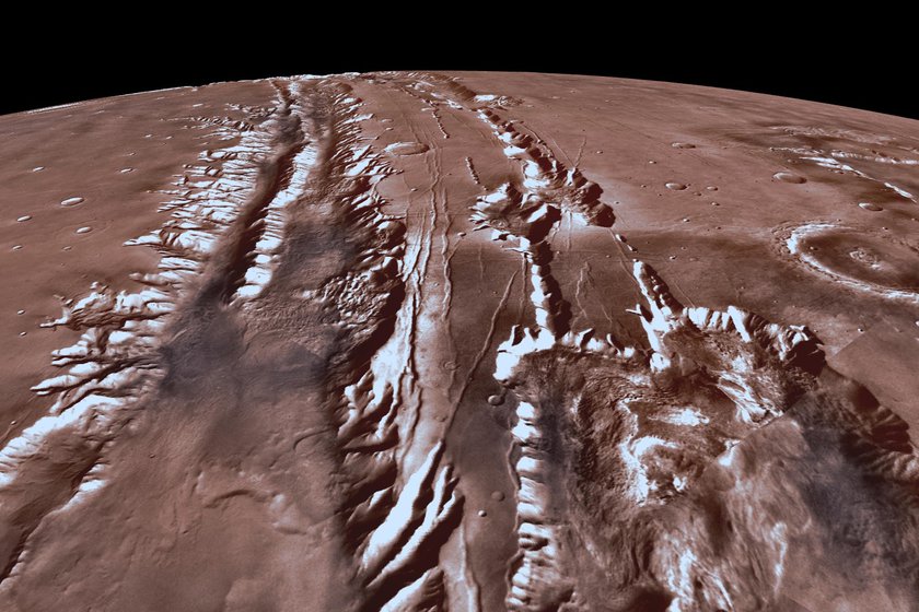 Peaks and Valleys of Mars